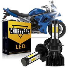 H7 6000K LED HEADLIGHT CONVERSION KIT FOR HONDA CBR125 CBR600 CBF1000 MOTORCYCLE