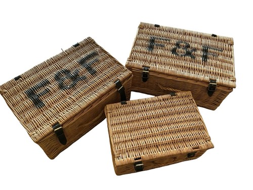 Wicker picnic basket - wicker,