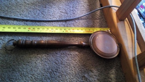 Vintage miniature copper - copper, bed