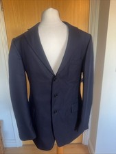 Aquascutum Navy Blue Wool