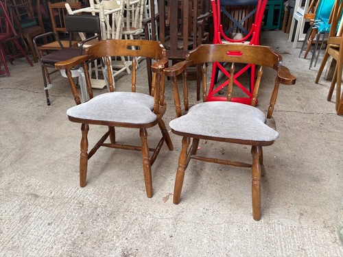 Curved carver dining chairs - dining,