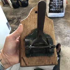 Vintage Stolzenberg Paper Hole Punch Desktop Office Stationary VGC