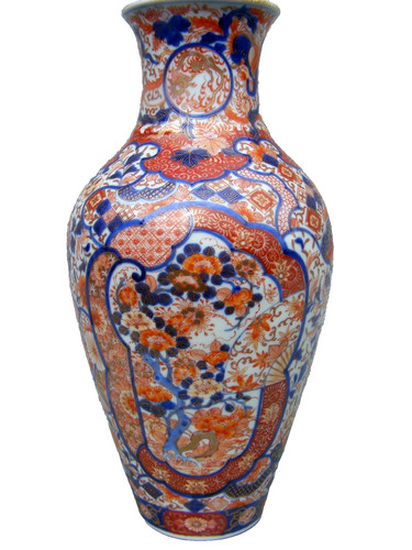 Antique japanese imari vase - imari,