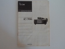 ICOM 706 (GENUINE PRINT INSTRUCTION MANUAL ONLY).....RADIO_TRADER_IRELAND.