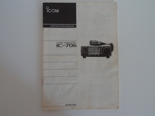 Icom 706 genuine print - 706, (genuine