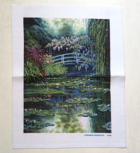 Finished cross stitch picture - finished,