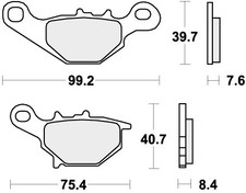 SBS Brake Pads Front For