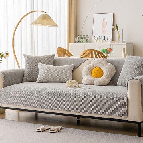 Luxury plush velvet sofa cover - luxury,