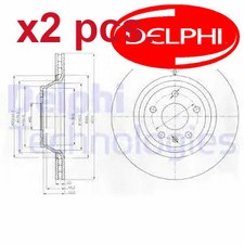 X2 PCS REAR BRAKE DISC SET