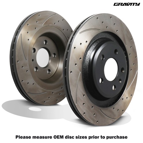 Rear drilled grooved 330mm - rear,