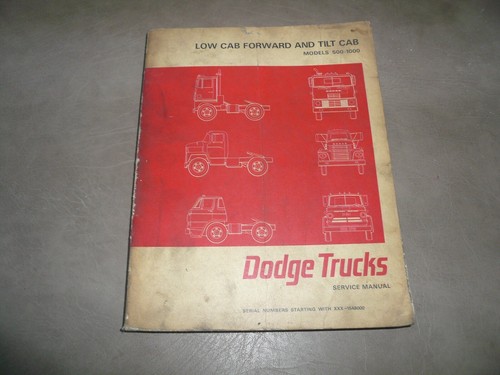 Dodge low cab forward tilt - low,