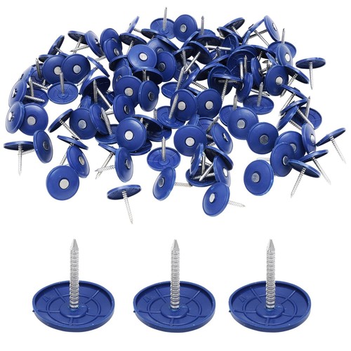 Plastic cap nails 200 - plastic, nails,