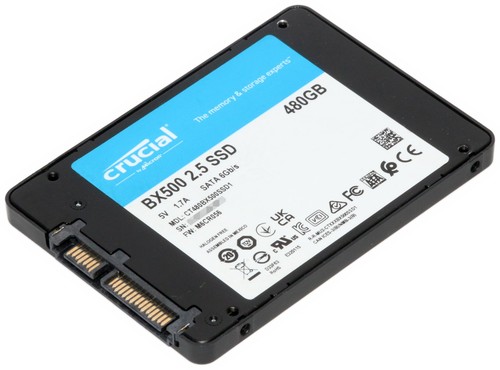 Crucial bx500 480gb sata - 480gb, 2.5"