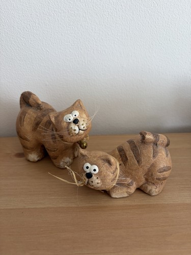 Vintage ginger cat - ginger, ceramic