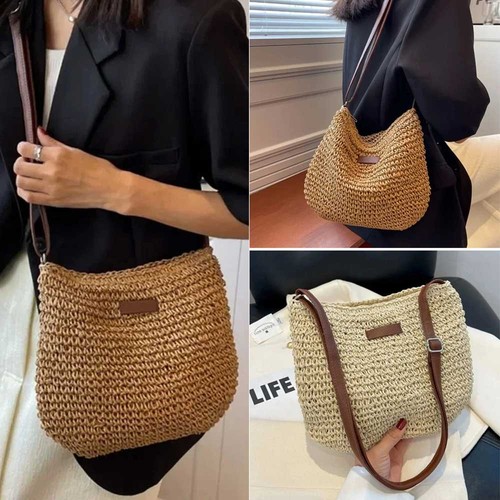 Women summer straw crossbody - women,