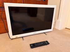 Sony Bravia KDL-26EX553 26” LCD TV In White With Remote Vgc HDMI / Scart Remote