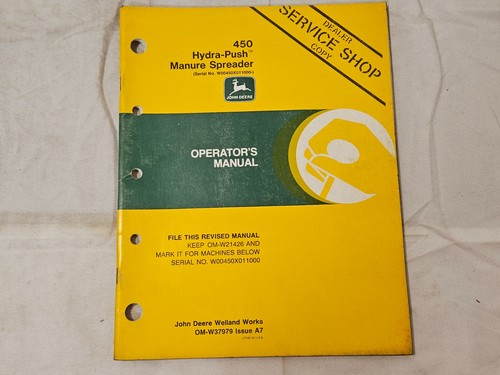 John deere 450 hydra push - john,