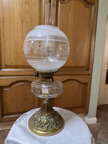 Oil lamp clear glass font - oil,