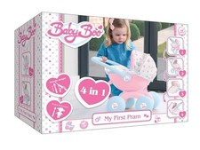 BabyBoo My First 4-IN-1 Interchangeable Dolls Pram