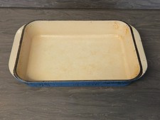 Le Creuset #30 blue enameled