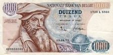Belgium 1000 francs - , p