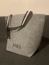 M&S Grey Felt Large Shopping