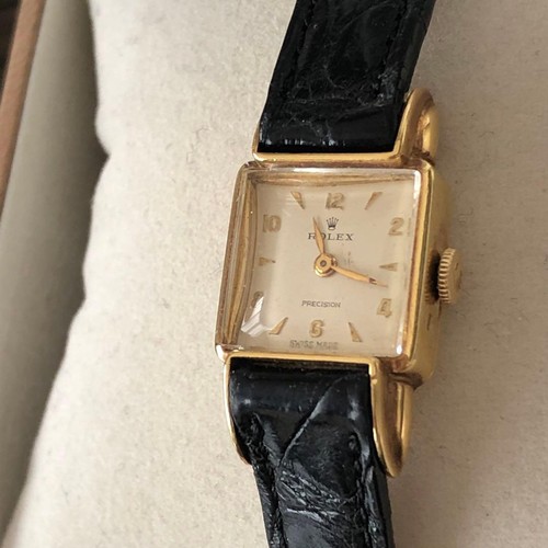 Rolex precision ladies 18k - precision,