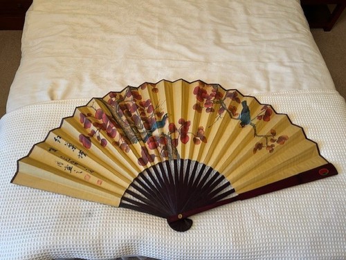 Large decorative chinese fan - large,