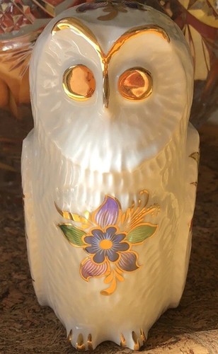 Vintage ceramic pottery owl - ceramic,