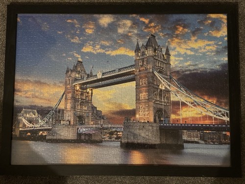 Framed jigsaw puzzle