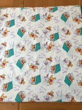 WINNIE THE POOH & PIGLET Pillow Fight Fabric Remnant 22"/56cm x 20"/53cm FQ