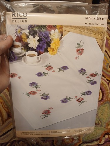 Vintage embroidery kit