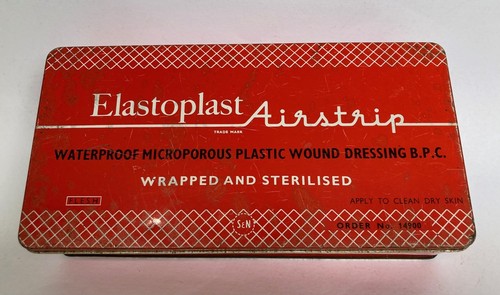 Vintage tin elastoplast - tin,