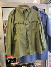 British Army Bush Green  shirt Jacket 1957 Cellular Pattern Size 7