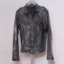 ALL SAINTS Leather Shirt