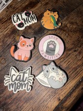 Cat Themed Croc Type Charms -