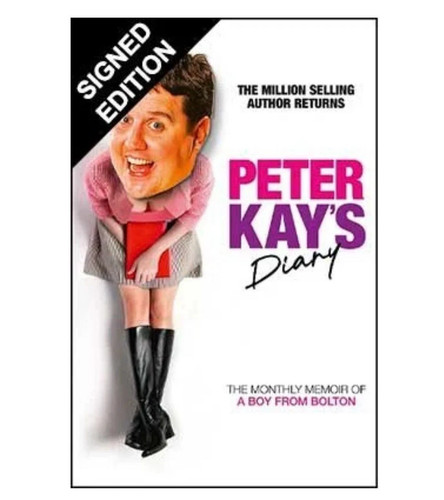 Signed peter kay - peter, book
