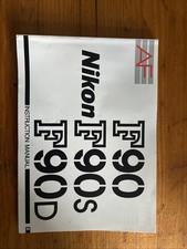 Nikon F90/F90S/F90D Instruction Manual