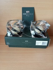 NEWGRANGE LIVING BLACK NEW YORK T-LIGHT HOLDERS 8CM