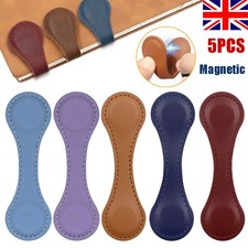 Magnetic Leather Bookmark Page