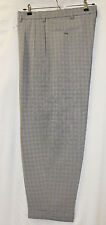 Men's 1950's Black & Grey small check Prince of Wales Peg Trousers Rockin 50s