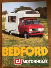 Bedford CI General Motors Vauxhall Motorhome Auto Sleeper Brochure 1974