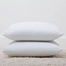 Hotel Quality Pack of 2,4 Pillows Bounce Back Anti Allergic Bedding Plump Plain