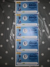 £5 (5 x £1) vouchers for Febreze Fabric Refresher at Asda