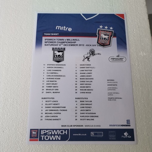 2012 ipswich v millwall - 8/12/2012,