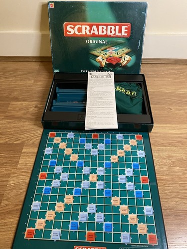 Vintage mattel scrabble board - vintage,