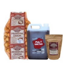 Onion Pickling Kit - Pickling Onions 4kg + Malt Vinegar + Pickling Spice