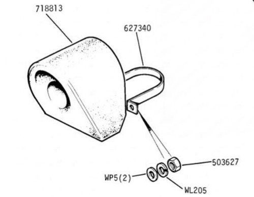 Triumph crash pad - for, ignition