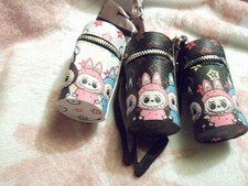 Labubu bag charm cylinder purse