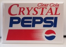 Crystal Pepsi MAGNET 2" x 3"